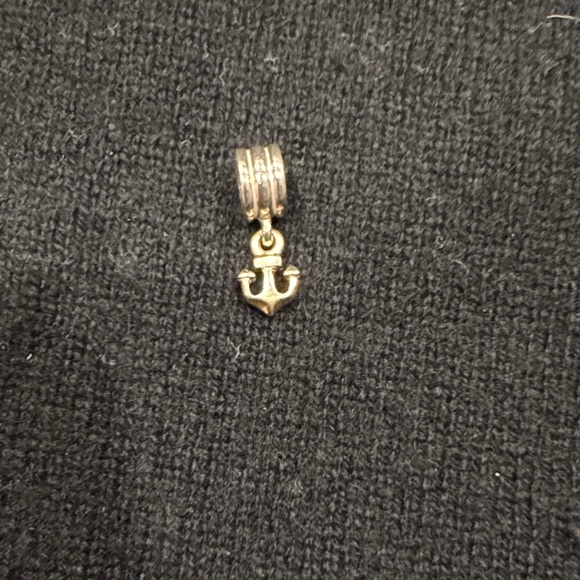 Pandora retired gold & silver Anchor Charm Pendant - Picture 4 of 4